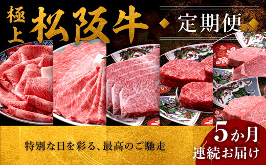 
            極上松阪牛 堪能コース【定期便5ヵ月】（ヒレ・シャトーブリアン・サーロイン・赤身・霜降り・すき焼き・しゃぶしゃぶ・ハンバーグ）【30-23】
          