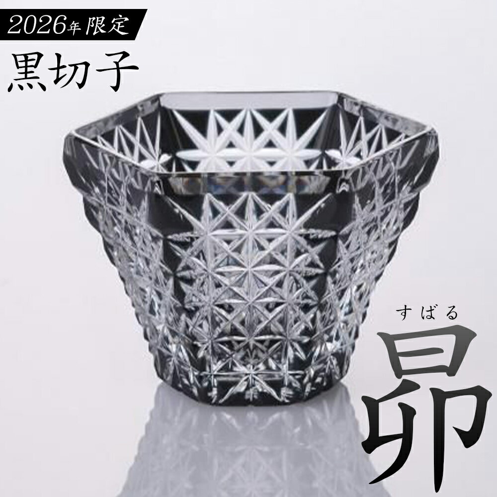 【ふるさと納税】薩摩切子 2026 黒切子 昴 薩摩びーどろ工芸株式会社《90日以内に出荷予定(土日祝除く)》鹿児島県 さつま町 送料無料 伝統工芸 切子 さつま切子 グラス