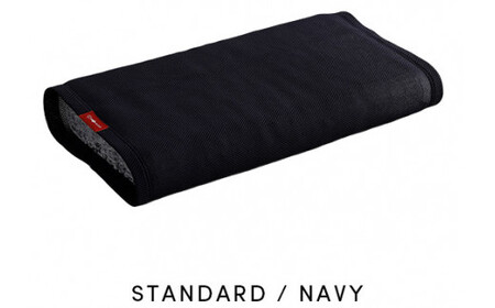 ブレインスリープ ピロー 【旧モデル】  7グラデーション STANDARD ＋ カバー ( アクティブエア ) ネイビー / 枕 まくら 寝具 安眠 快眠 洗える 通気性 サステナブル