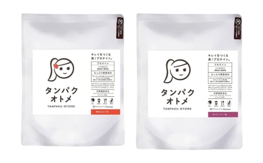 プロテイン タンパクオトメ 2袋 博多あまおう × ぜいたくベリー | プロテイン ソイプロテイン ホエイプロテイン 女性 プロテイン 美容 プロテイン プロテインシェイカー プロテイン サプリメント タマチャンショップ 大分県 中津市