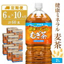 【ふるさと納税】【10か月定期便】健康ミネラル麦茶 2L×6本(合計10ケース)【伊藤園 麦茶 むぎ茶 ミネラル ノンカフェイン カフェインゼロ】F2-R071346