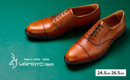 YAMATOism ヤマトイズム 牛革ビジネスシューズ 紳士靴 YAP1000（ライトブラウン）【ファッション・靴・シューズ・革製品・革靴】 メンズ 男性 履き心地 日本製 イタリアンレザー 柔らか 手触り 上品 光沢 耐久性 3E 26.0cm