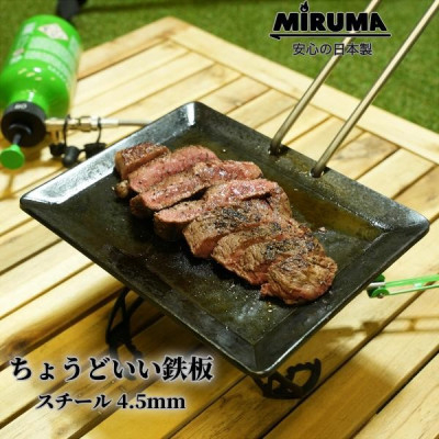 
                  MIRUMA ちょうどいい鉄板 160mm×200mm 鉄 板厚4.5mm【1548301】
                