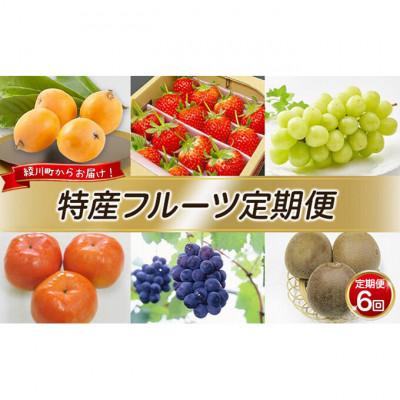 ふるさと納税 綾川町 【発送月固定定期便】苺　ビワ　ピオーネ シャインマスカット 柿 キウイ[54010373]全6回