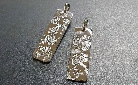 彫金 刻印 ペンダントトップ 制作 体験 コース 2名 FABBRICA OSAWA ／ 体験チケット