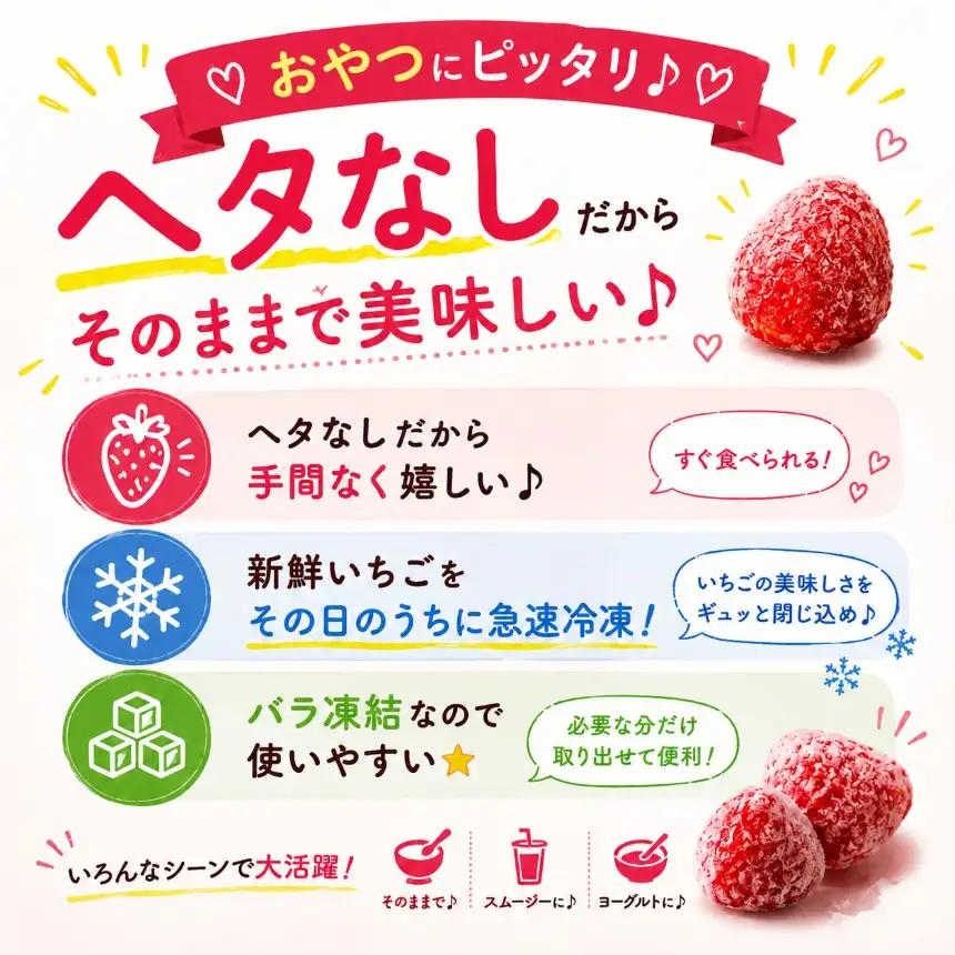 【訳あり】 小粒 完熟・急速 冷凍いちご 4kg | 渡邉いちご園 君津市 