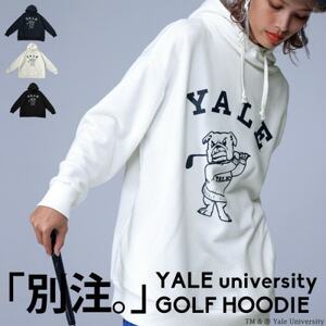 【ANTIQUA/アンティカ】別注 YALE GOLF 裏毛パーカー(ZGL-00003-03-F)【1595237】