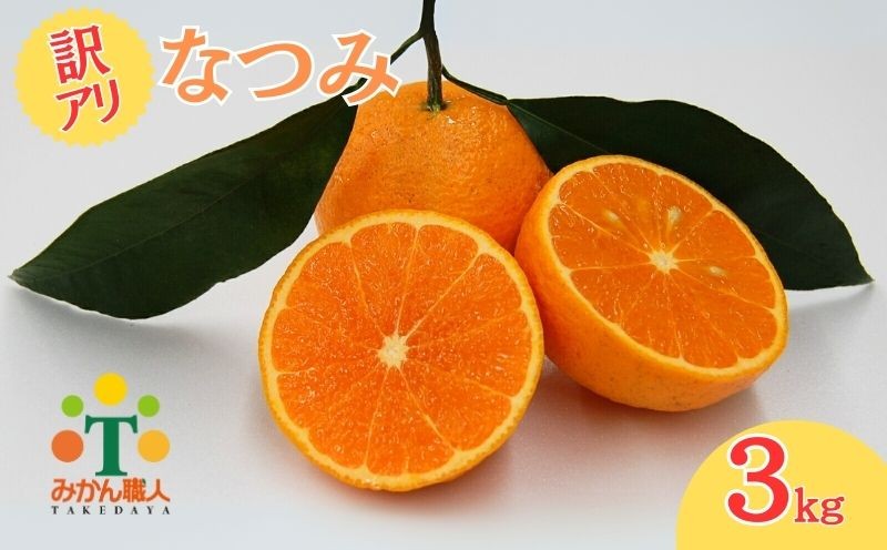
                  【訳あり】みかん職人のなつみ３kg 柑橘 フルーツ 果物 みかん職人 果物 オレンジ フルーツ 柑橘 みかん 愛媛県 愛南町 みかん職人武田屋
                