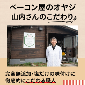 DA-13　ベーコン屋のオヤジの無添加ベーコンお試しセット約450g～470g