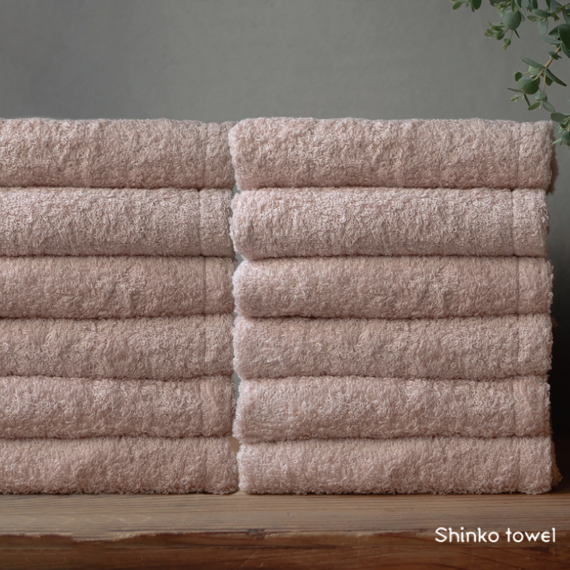 【TVで紹介！】おぅ！え～やん フェイスタオル（ローズ）12枚【泉州タオル 国産 吸水 普段使い 無地 シンプル 日用品 家族 ファミリー】  G3495