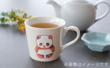 【美濃焼】 温度で変化する器 温感 パンダ マグカップ （2個） 『パンダ』 『親子で見つめ合うパンダ』 【丸モ高木陶器】 [TBA077]