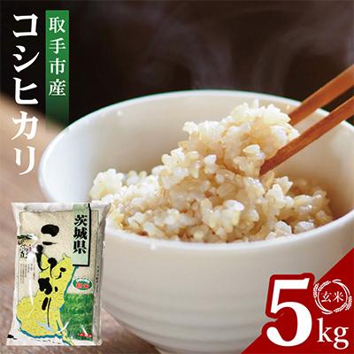 ふるさと納税 取手市 取手市産コシヒカリ玄米5kg