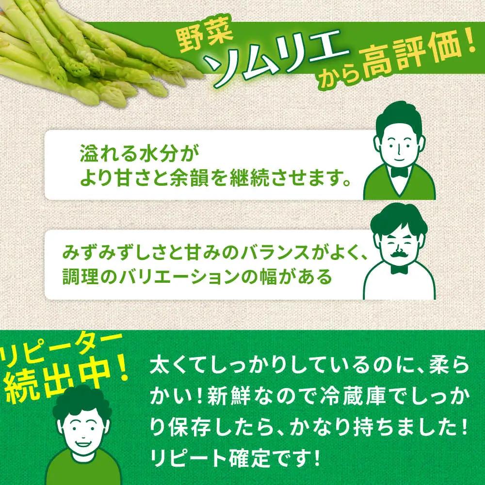 【ふるなびWEEK対象】【2026年5月下旬-発送】星の アスパラ / グリーンアスパラガス 1kg[SEY001] 