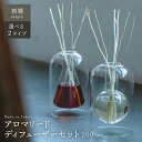 【ふるさと納税】【Made in Yufuin】アロマリードディフューザーセット（asagiri | 朝霧）200ml(円錐型・球体型から選択可) | アロマ アロマリード 香り ディフューザー 雑貨 日用品 人気 おすすめ 送料無料 湯布院 由布院 ゆふいん