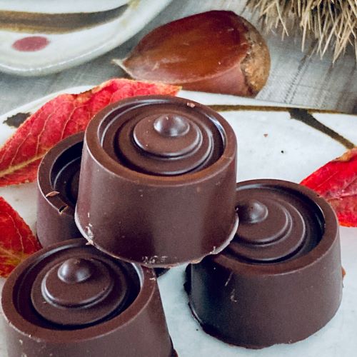 ミニミルク&ビターチョコ詰合わせ＜10個＞白砂糖不使用