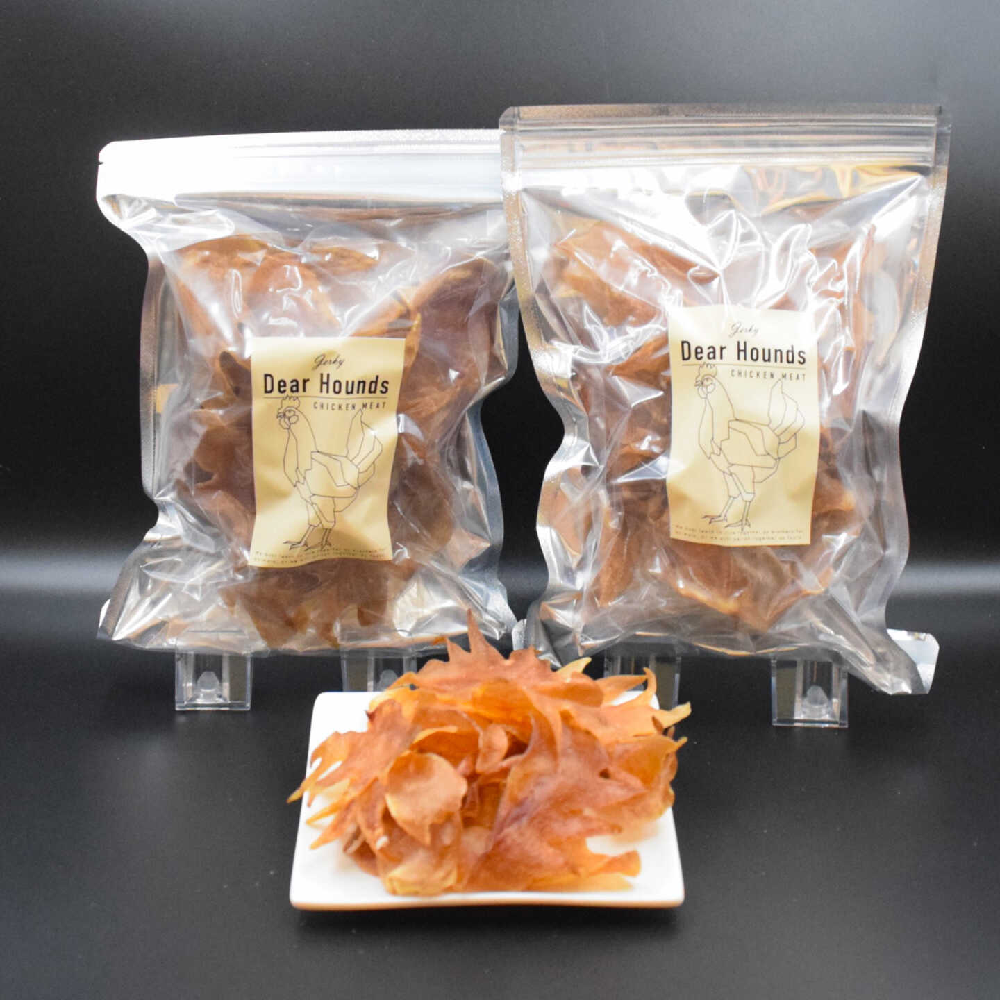 【ふるさと納税】愛犬・愛猫用おやつ 北海道産鶏冠ジャーキー 計200g /計400g| ペットフード ペット用 ジャーキー ドッグフード おやつ とさか トサカ | Dear Hounds[BOAE040/BOAE041]
