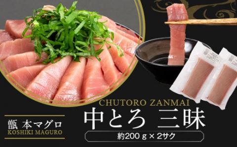 A-910 こしき本マグロ（中トロ三昧）400g 約3～5人前