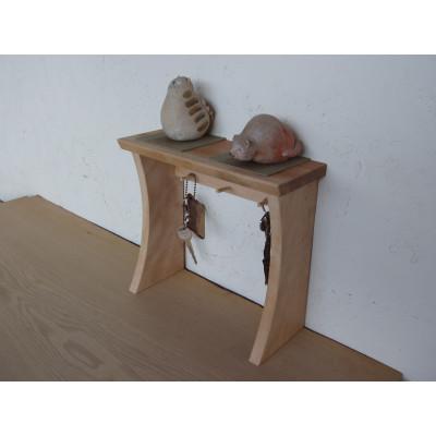 ふるさと納税 飛騨市 キーフック　ホワイト　30cm |  | 01
