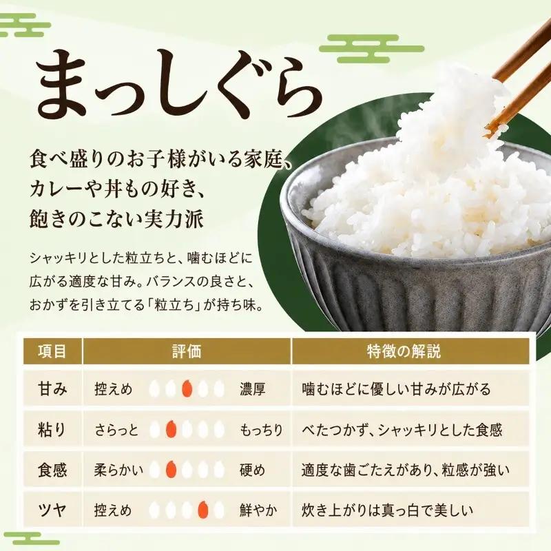 お米食べ比べセット まっしぐら あさゆき はれわたり お米食べ比べセット【約300g×3袋】【先行予約】