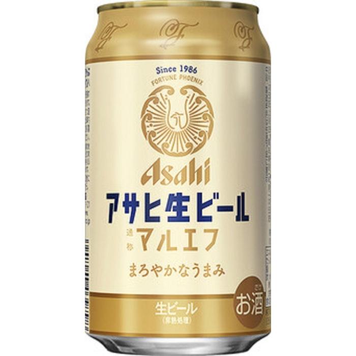 【ふるさと納税】【博多大丸おすすめ品】アサヒ生ビール缶（マルエフ）350ml　12本 | ビール 缶ビール 人気 アサヒビール 大丸 百貨店 お取り寄せ 手土産 お土産 Asahi 酒 福岡県 福岡市 博多 九州