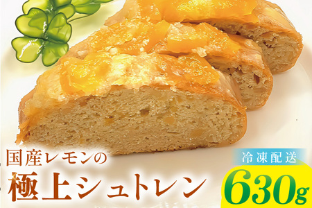 爽やか国産レモンの丸ごとシュトレン～レモンの恵み～【埼玉県　春日部　お菓子　スイーツ　手作り】（DA011）