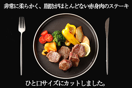 飛騨牛ヒレひとくちステーキ（300g）最高級 国産 牛肉 ブランド牛 和牛 サイコロステーキ 【22-23】【冷凍】