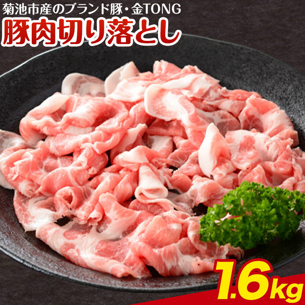 【ふるさと納税】豚肉 切り落とし 合計1.6kg 400g×4パック 有限会社ハム工房TONGTONG《90日以内に出荷予定(土日祝除く)》熊本県 菊池市 豚肉 切落し 小分け 金TONG 九州産 国産 熊本県産