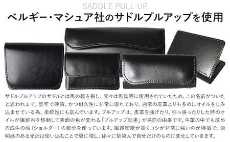 財布 名刺入れ WILDSWANS サドルプルアップ 皮 ブラック 有限会社ケイズファクトリー《120日以内に出荷予定(土日祝除く)》茨城県 河内町 皮製品 雑貨 サドルプルアップ