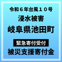 【ふるさと納税】【令和6年台風10号浸水被害寄附受付】岐阜県池田町災害応援寄附金（返礼品はありません）