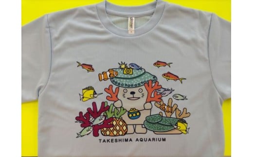 【G0731】竹島水族館Tシャツ：配送情報備考　S / ブルー