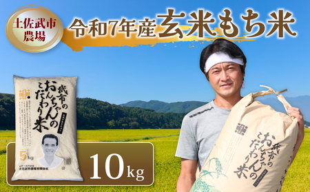 令和7年度 もち米 玄米 10キロ 数量限定 減農薬栽培 もち米