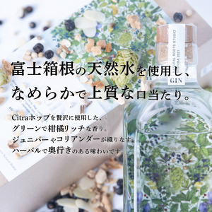ジン HOP GIN CITRA 500ml 1本 クラフトジン 酒 お酒 スピリッツ 蒸留酒 国産 カクテル アルコール JIN ソーダ割り GIN アルコール ロック ソーダ ジントニック ボタニ