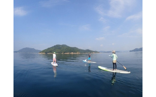 
初心者におすすめ！尾道の離島・百島でSUPに挑戦! 半日コース
