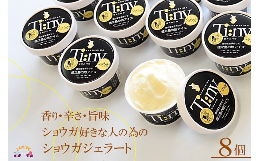 1276香り・辛さ・旨味！生姜好きな人のためのショウガジェラート（8個）