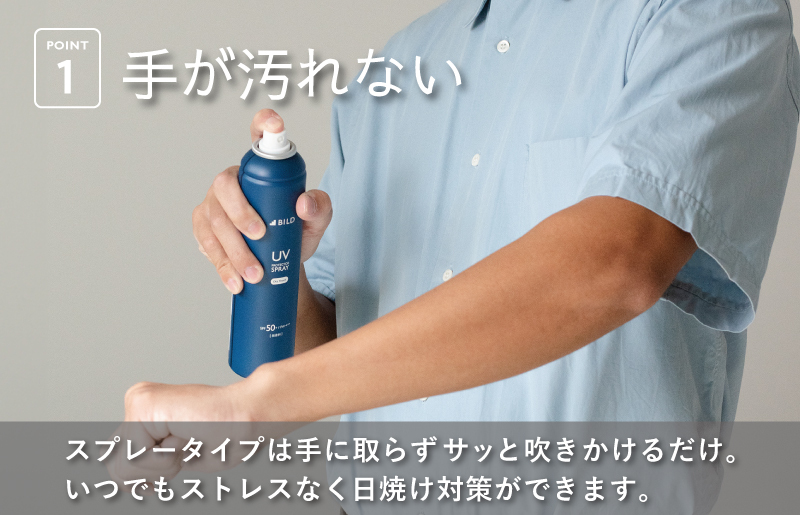 【スピード発送】UVスプレー60g　10本セット【無香料 SPF50+ PA++++ UV耐水性★★ 日用品 ゴルフ スポーツ にも】 tav0087_イメージ2