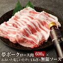 【ふるさと納税】夢ポークロース肉 600g × おおいた乾しいたけと玉ねぎの無限ソース セット ロース 豚肉 肉 お肉 ソース ドレッシング 調味料 椎茸 国産 九州 大分県 送料無料