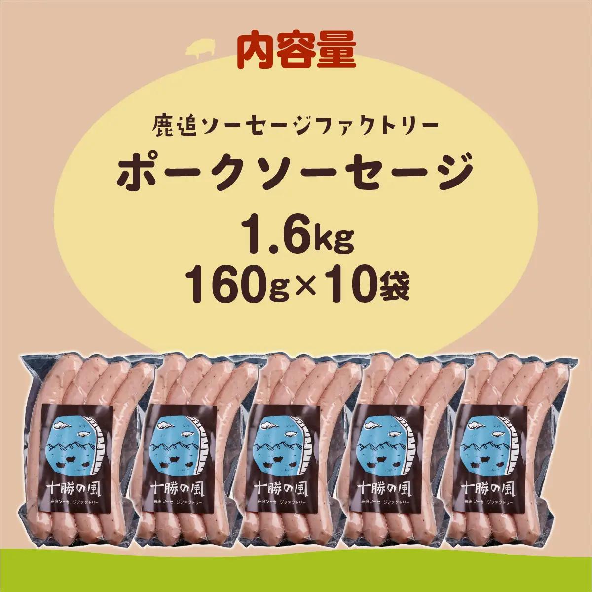 ポークソーセージ 1.6kg（160g×10） SKD021