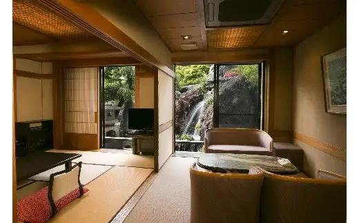銘石の宿かげつペア宿泊券 次の間タイプ（2名様1泊2日 平休日のみ） 040-001