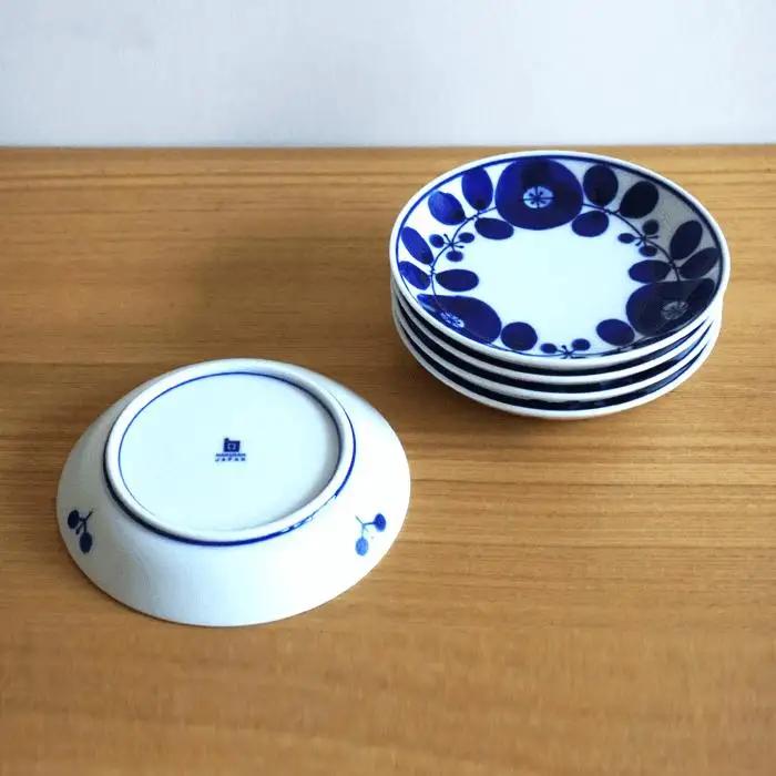 【白山陶器】【BLOOM】ブルーム プレート (SS) 小皿 リース 5枚セット  食器 皿 【波佐見焼】 [TA15] 波佐見焼