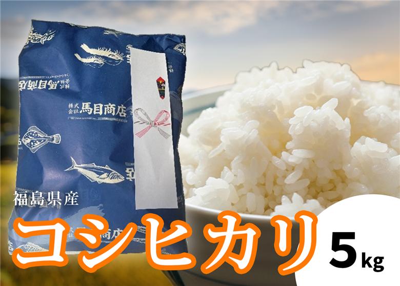 【令和7年度産 新米】福島県産コシヒカリ 5kg | 福島県産 コシヒカリ 新米 令和7年産 順次発送 白米 単一原料米 粒揃い 甘み もちもち ふっくら つややか ごはん ギフト 精米 | BF038