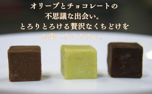 スイーツ 専門店コラボ オリーブ ガナッシュ 3種 9個 オリーブティー 5パック セット 洋菓子 チョコレート ギフト 母の日 父の日