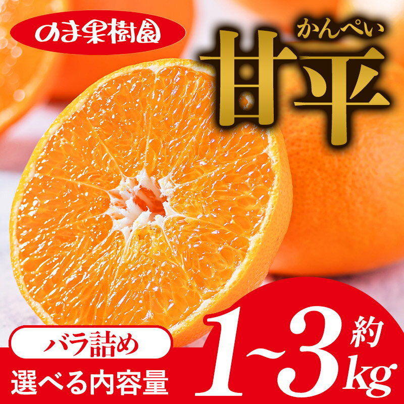 【ふるさと納税】＼農家を応援キャンペーン実施中／甘平（1kg）【K003720K1】 甘平 かんぺい みかん 果物 ふるさと 愛媛 柑橘 柑橘類 高級 愛媛県 果物 フルーツ 甘い 乃万青果 のま果樹園 愛媛県ふるさと納税