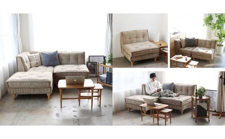 ソファ Herit. BlockSofa 3点セット ソファ