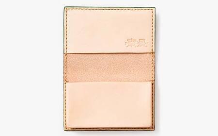 【paikaji leather南風】 牛革 名刺入れ グリーン 名刺約20枚収納 F2Y-6526