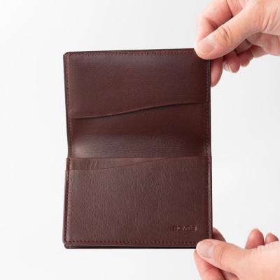 ふるさと納税 砂川市 SOMES 名刺入れ (ダークブラウン) HV-23 [12260725-b]  ◎ |  | 01