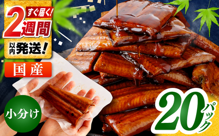 訳あり 鰻蒲焼きカット　約50g×20　タレ(山椒)付 鰻 うなぎ 鰻 鰻蒲焼 鰻蒲焼き 鰻 カット鰻　【株式会社七和】[ATAX035]