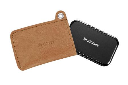 PUレザーポーチ付き ポータブルSSD 4TB SSD