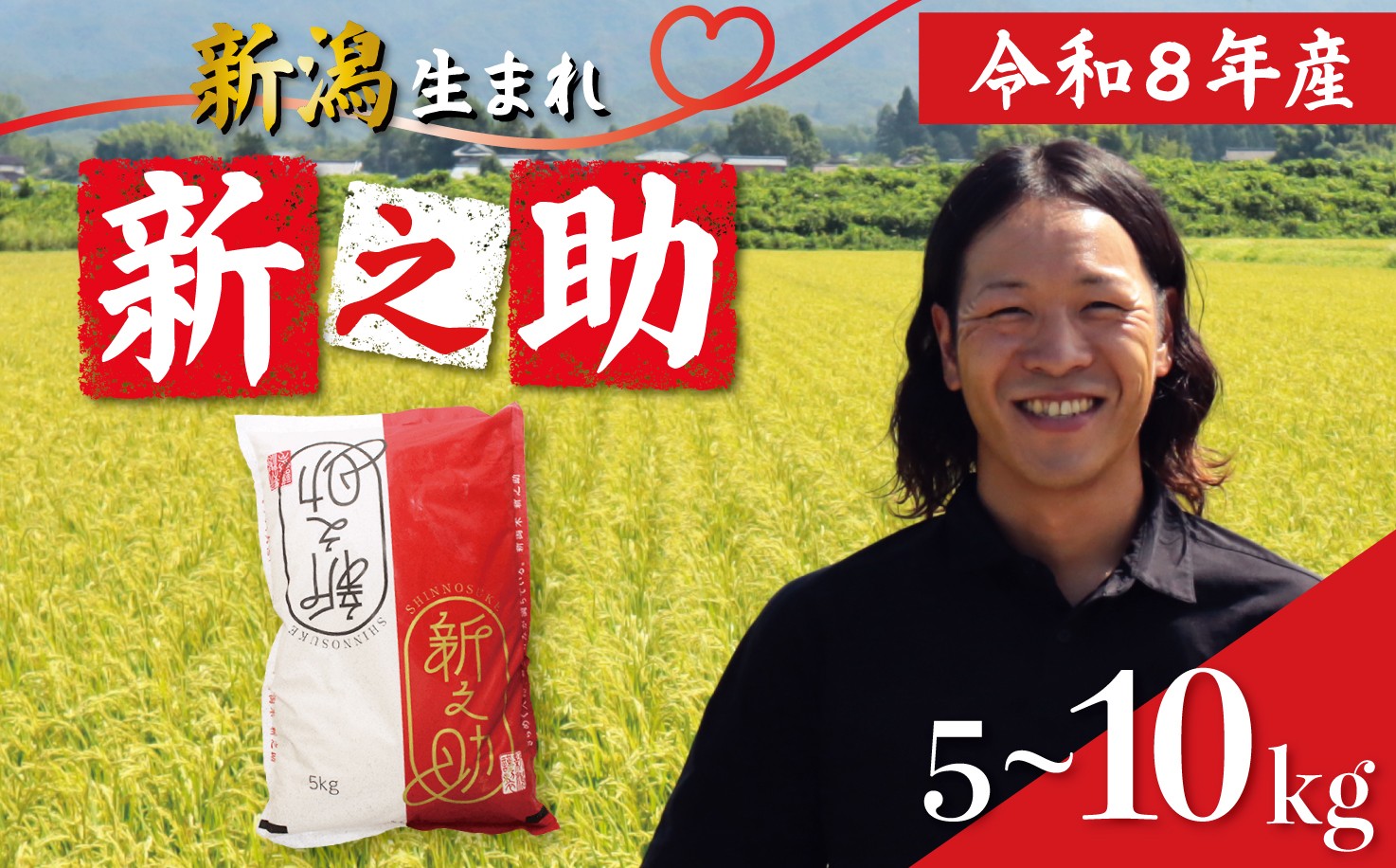
                  【先行予約】 新之助 5kg 10kg 令和8年産 選べる 量 配送月 しんのすけ 新潟 米 白米 精米 新潟県産 お米 こめ 越後新鮮組 新潟県 新発田市 shinsengumi006_2026P
                