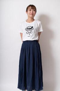 【2サイズ】【KEY MEMORY】Straw hat T-shirts WHITE