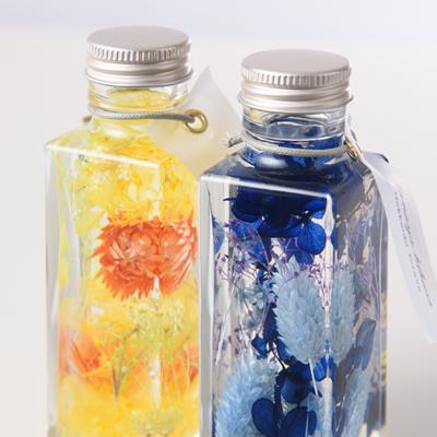 ふるさと納税 富良野市 【ギフト】富良野のお花 ハーバリウム 3本セット(ラベンダー、黄色オレンジ、ブルー) |  | 02